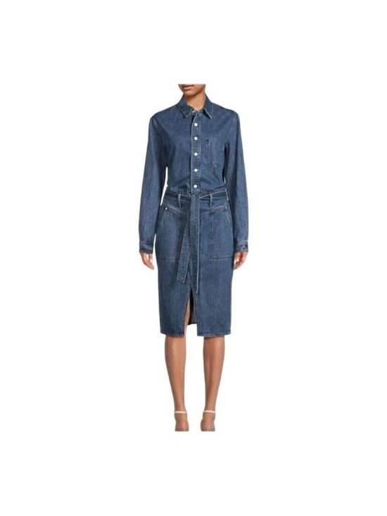 Rag & Bone Dresses & Skirts - Rag & Bone Mia Belted Denim Dress Size XL